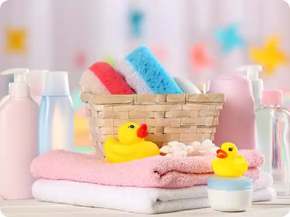 מוצרים לאמבטיה עבור התינוק
